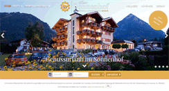 Desktop Screenshot of hotelsonnenhof.at